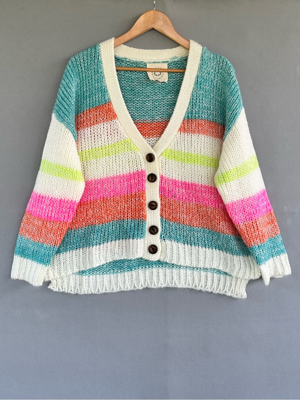 🎉5 for $45🎉 Fantastic Fawn cardigan sweater size s - Picture 2 of 9